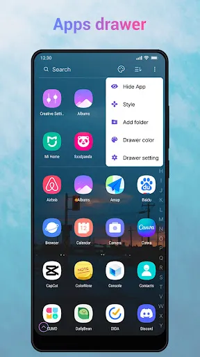 Tangkapan skrin Creative Launcher -Quick,Smart