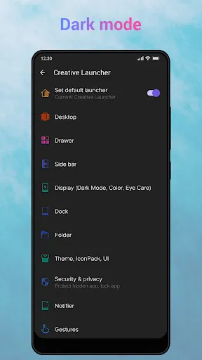Tangkapan skrin Creative Launcher -Quick,Smart