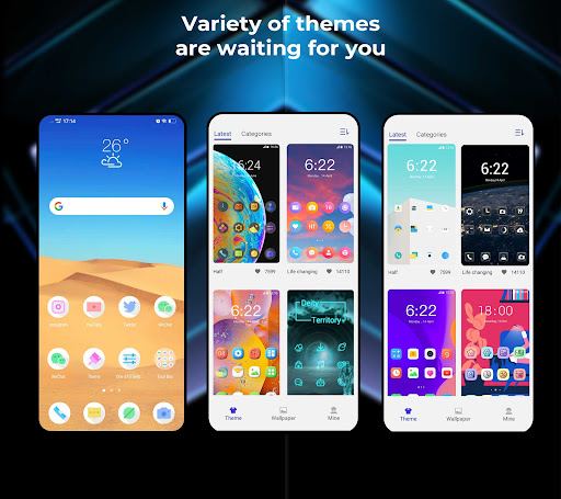 One S10 Launcher - S10 S20 UI Screenshots