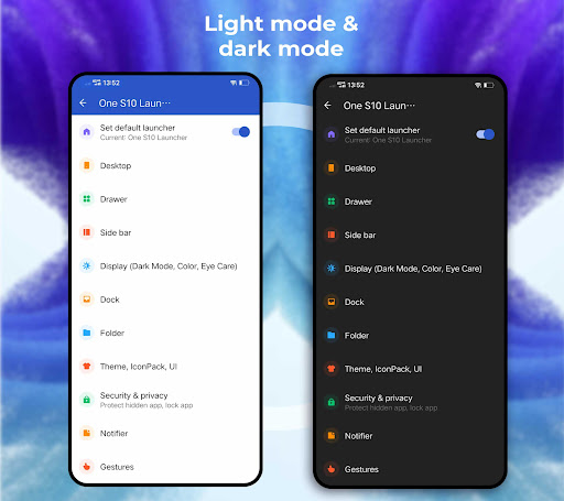 One S10 Launcher - S10 S20 UI Screenshots