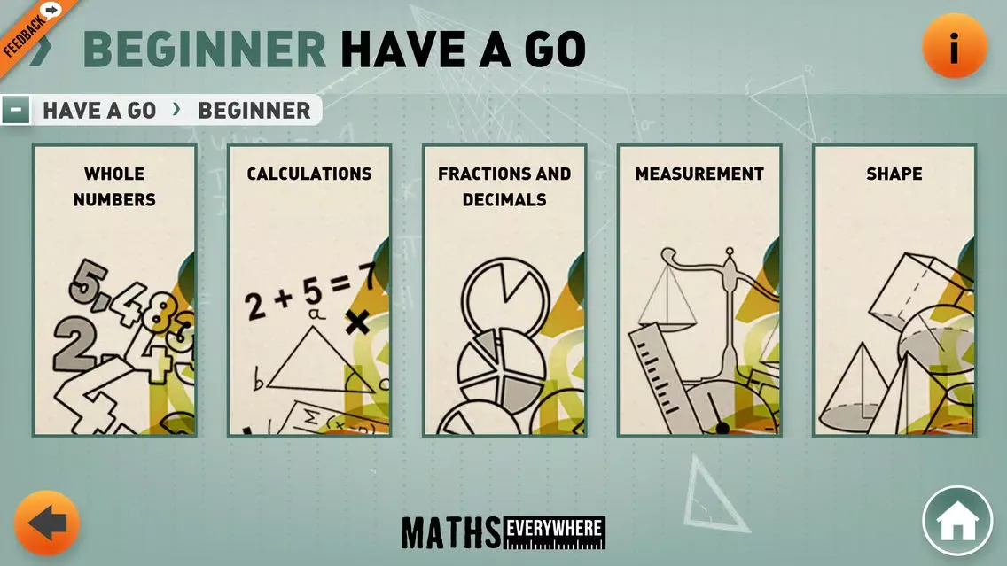 Captures d'écran de Maths Everywhere