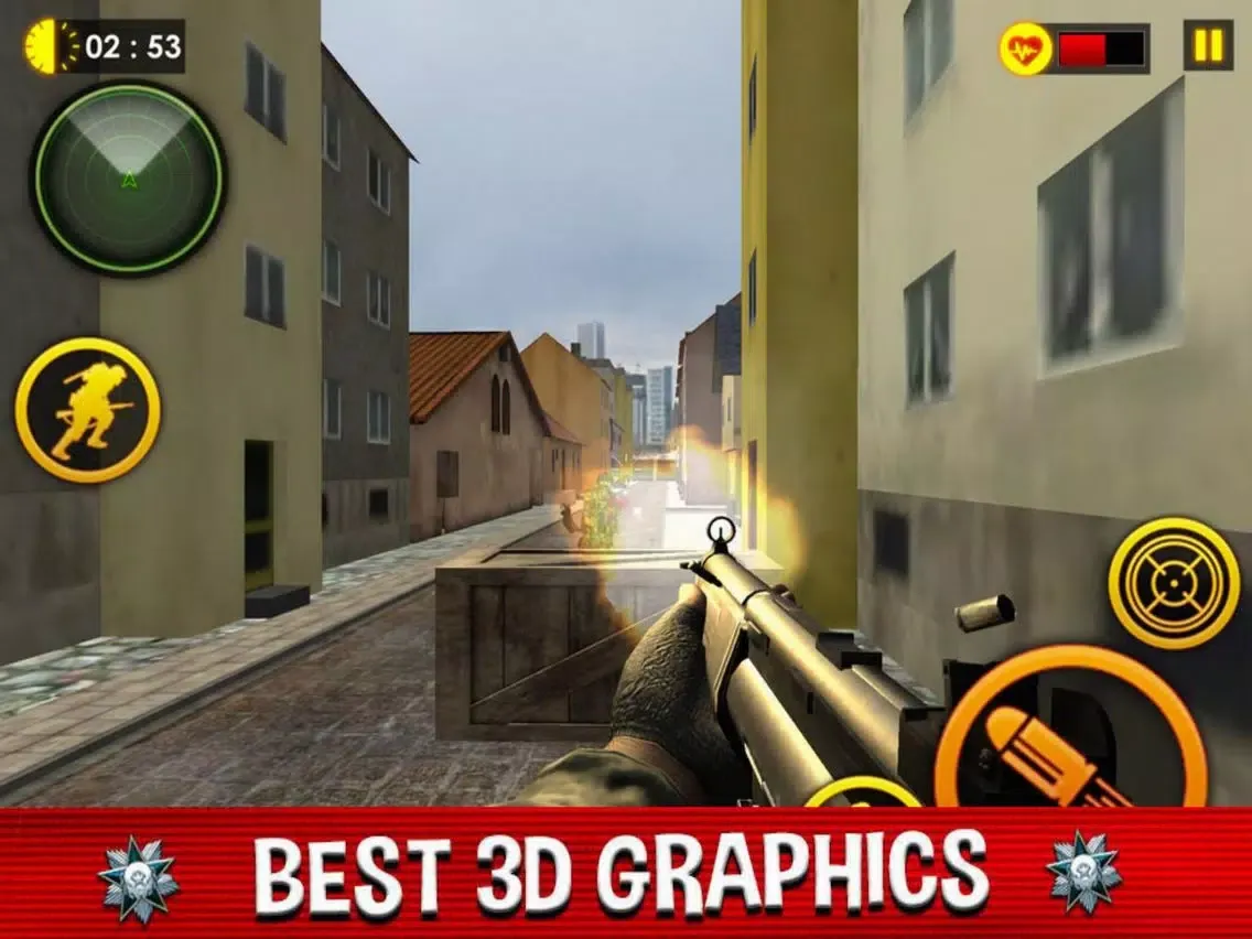 Real Hero Shoot War iPad 應用截圖