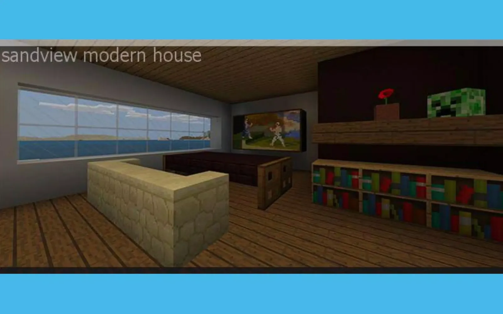 Modern House - creative map for mcpe स्क्रीनशॉट