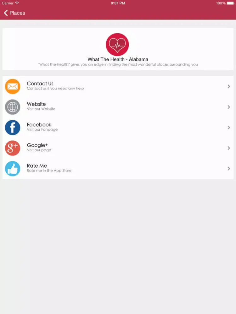 What The Health - Alabama iPad 應用截圖