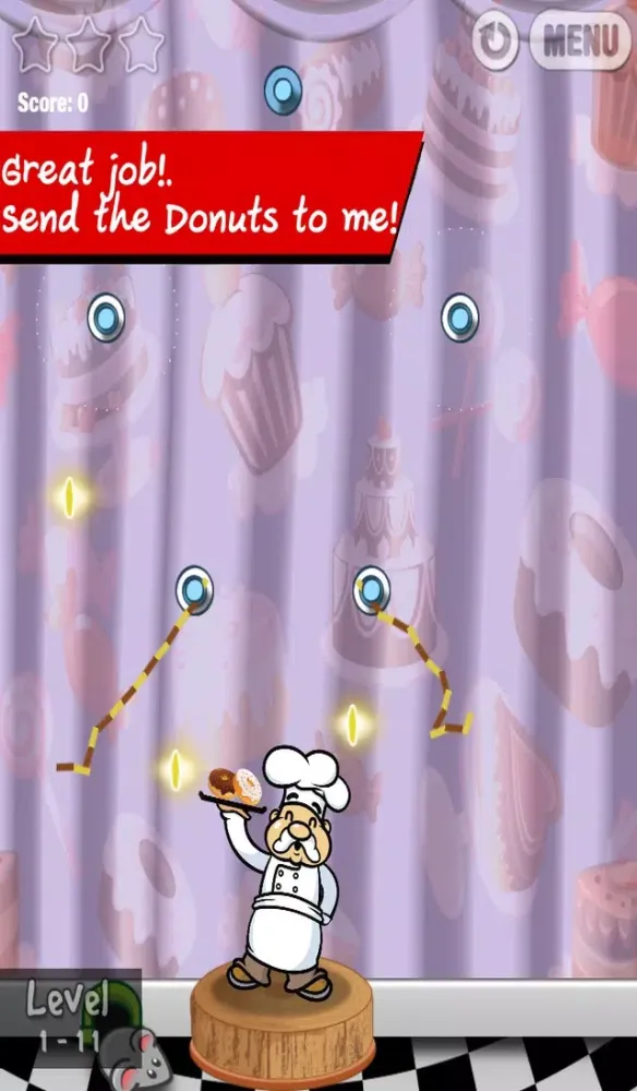 Cut The Donuts yummy : Slice rope to bake bakery cooking Chef应用截图