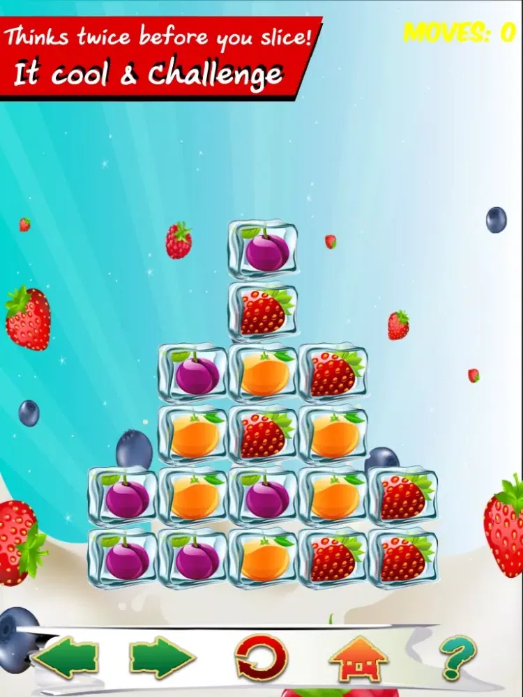 Captures d'écran de Ice Fruits Puzzle - Match block burst crazy swipe fruit smash game iPad 