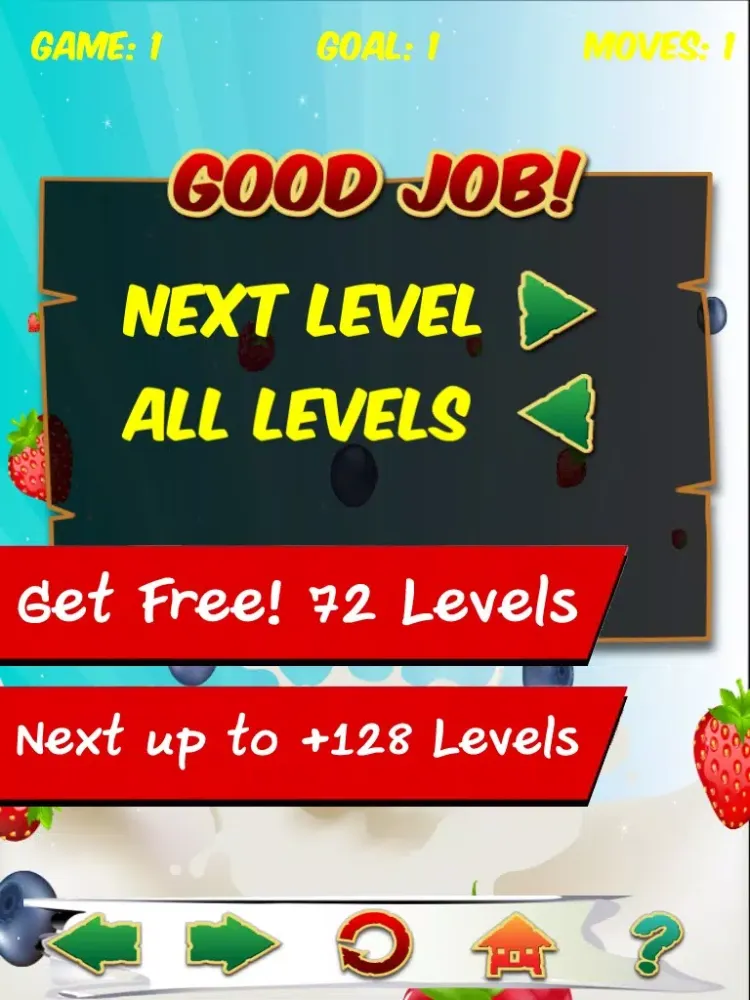 Captures d'écran de Ice Fruits Puzzle - Match block burst crazy swipe fruit smash game iPad 