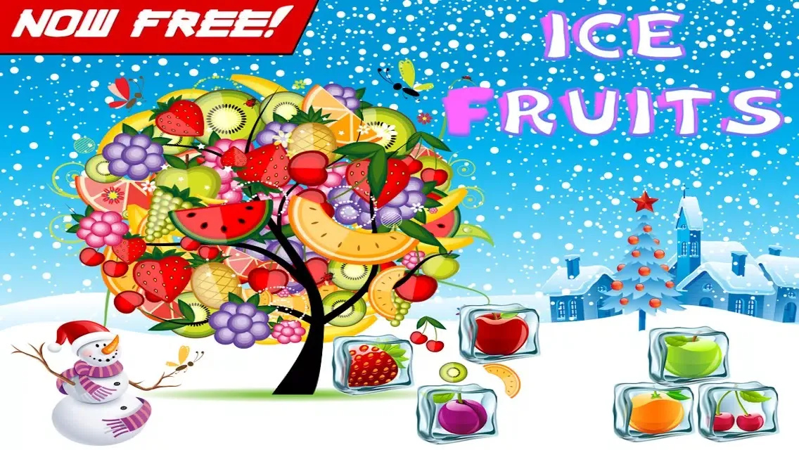 Captures d'écran de Ice Fruits Puzzle - Match block burst crazy swipe fruit smash game