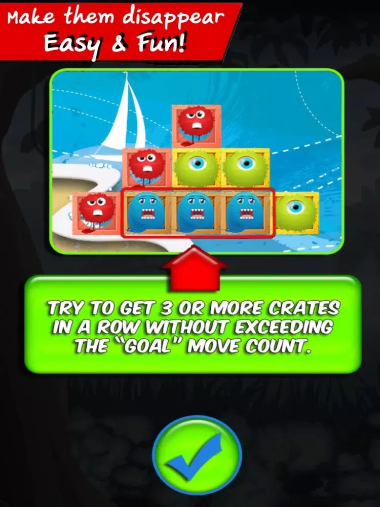 Monster crate : Brain training fitness game iPad  স্ক্রিনশট
