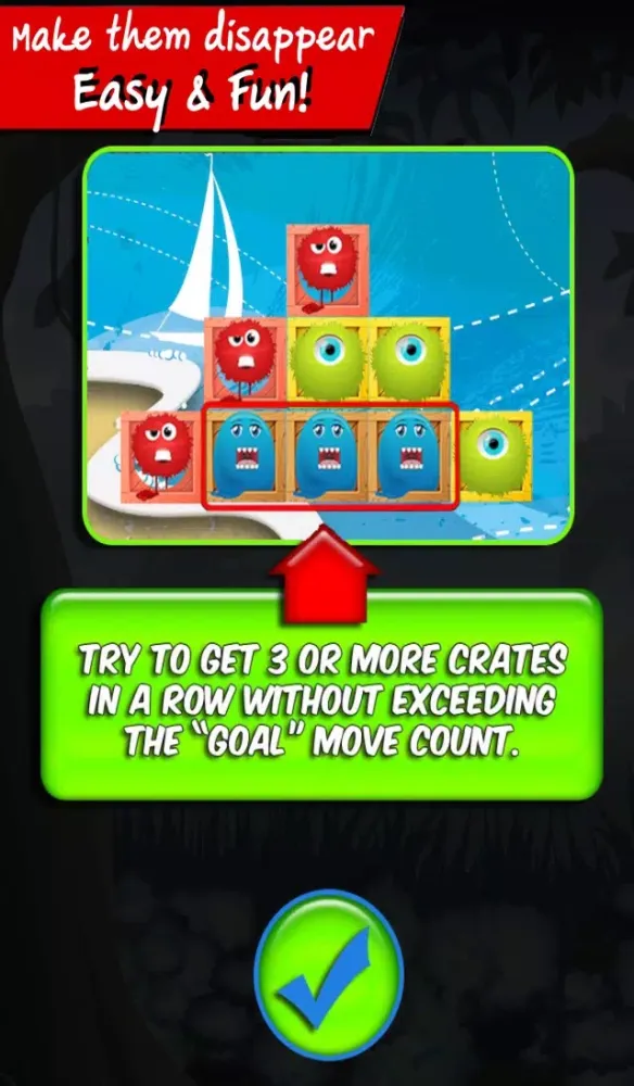 Monster crate : Brain training fitness game স্ক্রিনশট