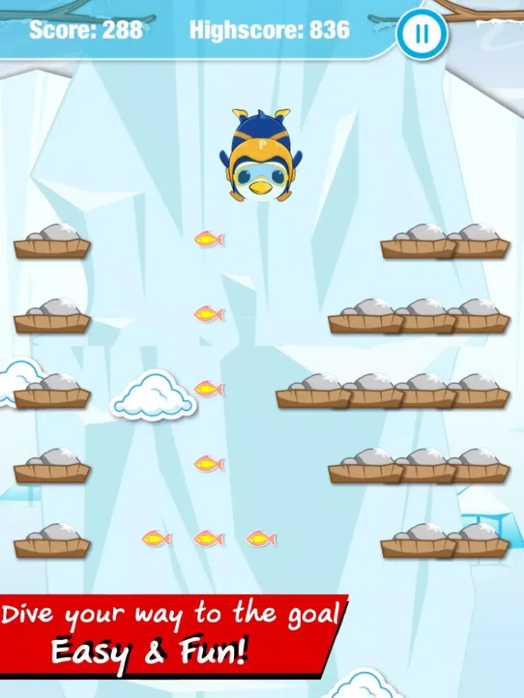 Penguin Jump Race : Learn to Fly Run Games iPad 应用截图
