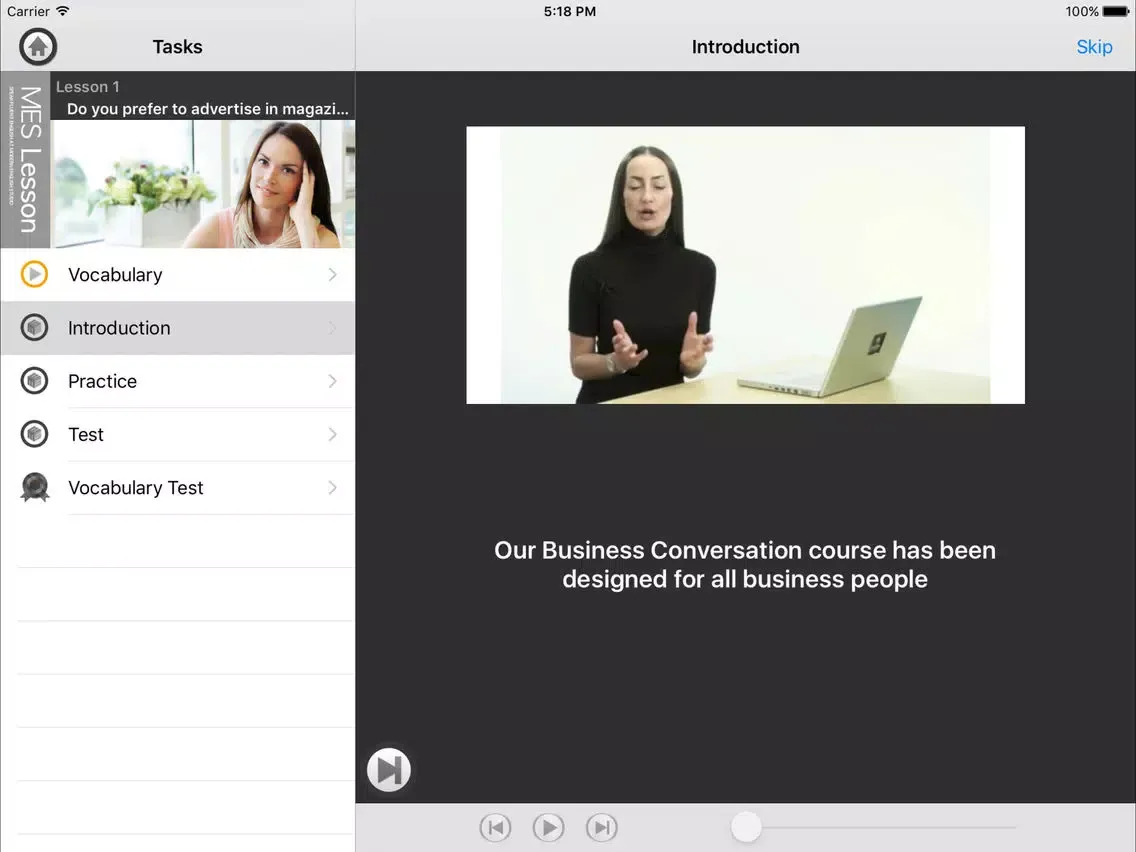 Real English Business Course iPad  স্ক্রিনশট