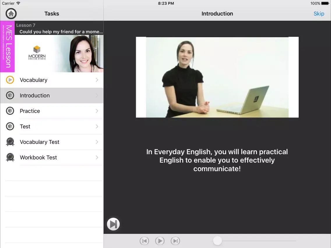 ภาพหน้าจอของ Real English Shopping & Dining iPad 