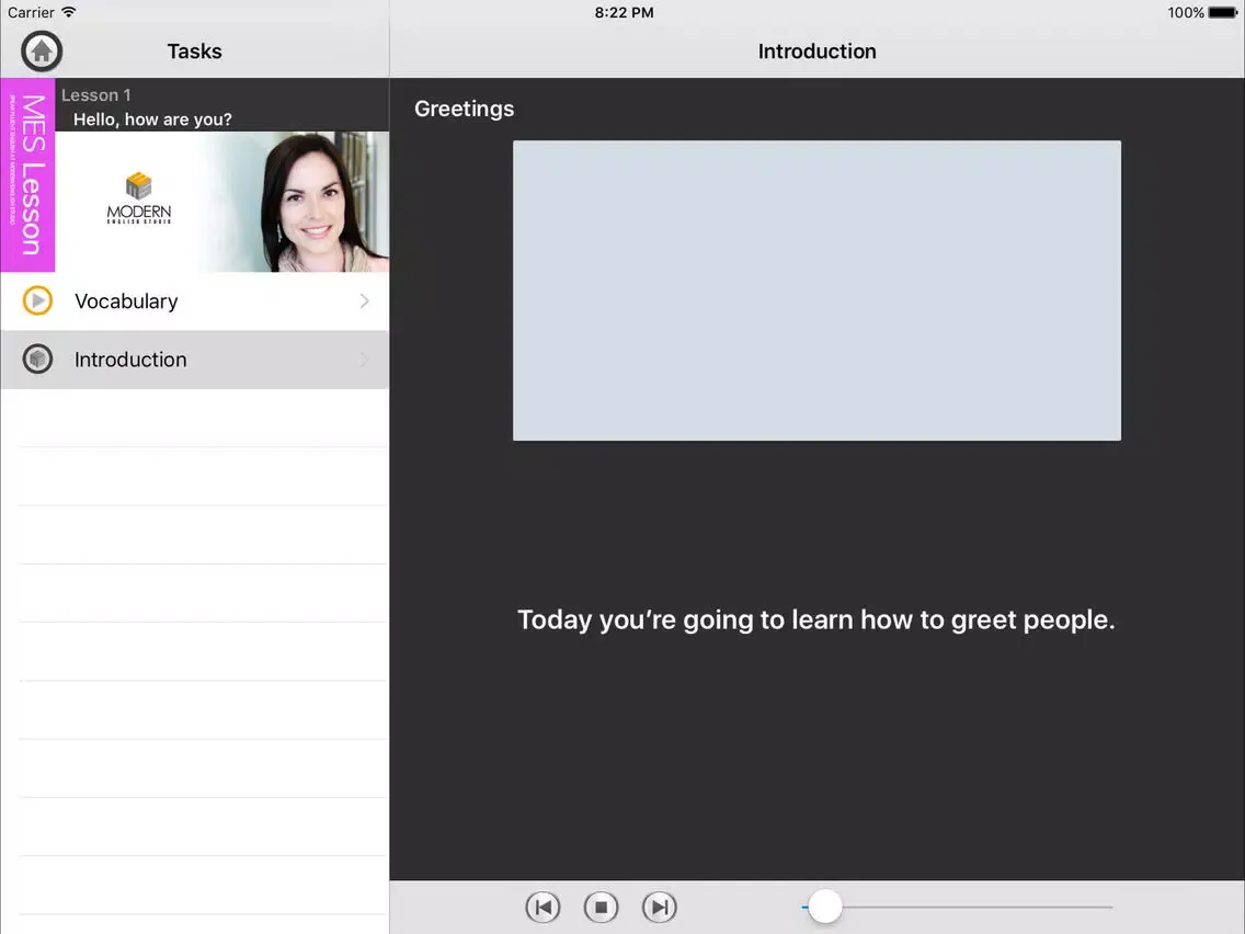 ภาพหน้าจอของ Real English Shopping & Dining iPad 
