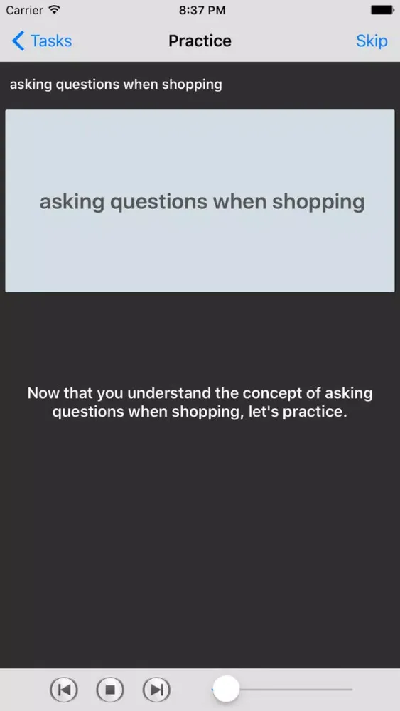 ภาพหน้าจอของ Real English Shopping & Dining