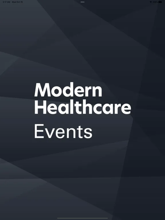 Modern Healthcare Events iPad  سکرین شاٹس