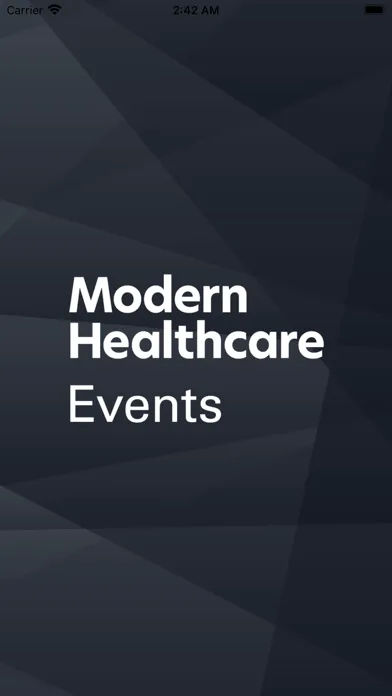 Modern Healthcare Events سکرین شاٹس