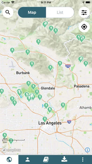 ModernHiker: California Trails سکرین شاٹس