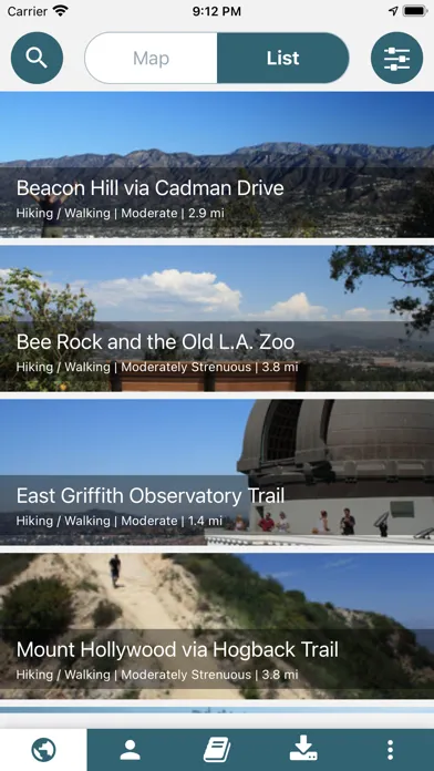ModernHiker: California Trails سکرین شاٹس