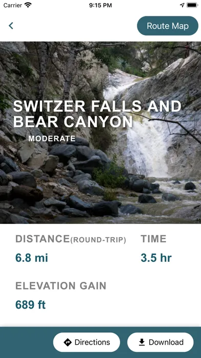 ModernHiker: California Trails سکرین شاٹس