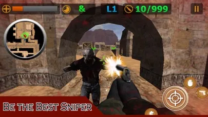 Zombie Sniper 3D - Critical Shooting:  A Real FPS Zombie City 3D Shooting Game Screenshots