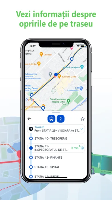 Ảnh chụp màn hình của TMX Transport Bistrita