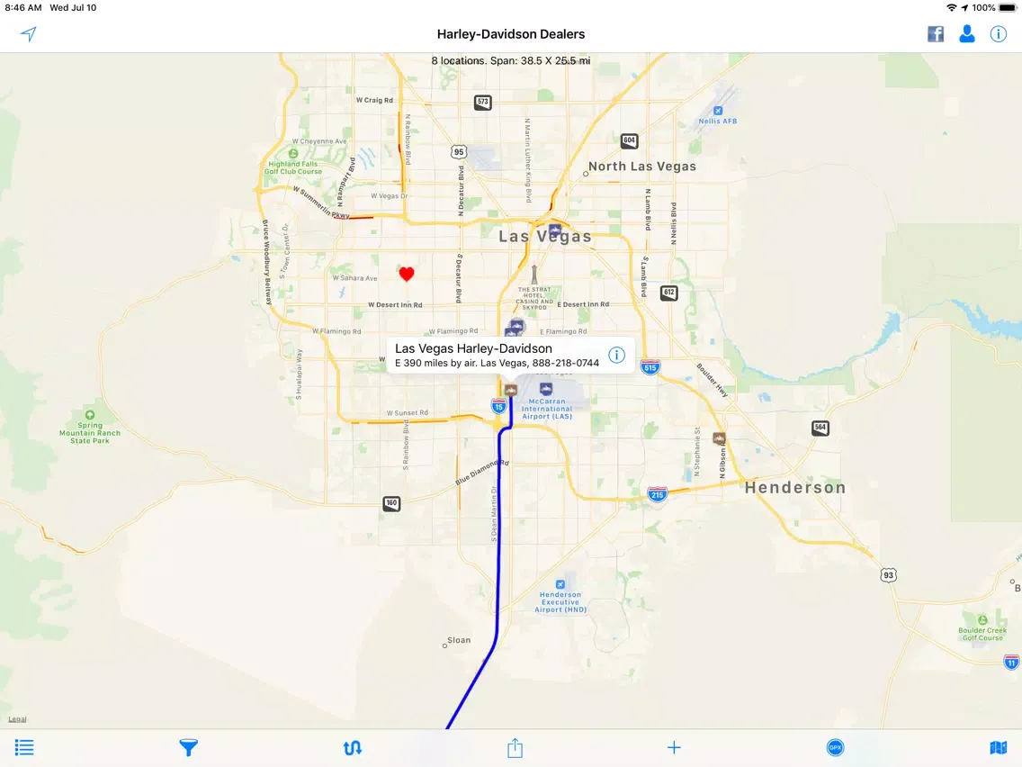 H-D Dealer Locations iPad  Screenshots