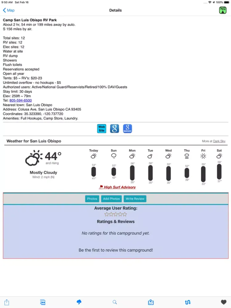 Ultimate US Mil Campgrounds iPad  স্ক্রিনশট