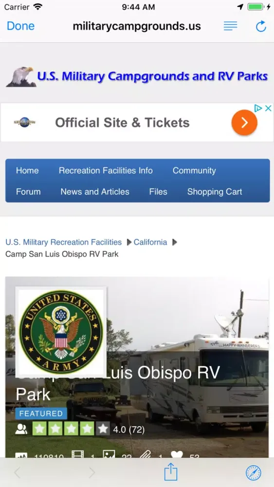Ultimate US Mil Campgrounds স্ক্রিনশট