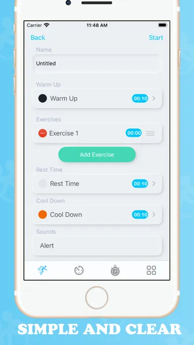 HIIT Timer: Timer for workouts Screenshots