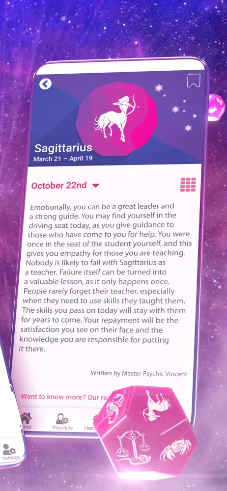 Ảnh chụp màn hình của 7th Sense Psychics