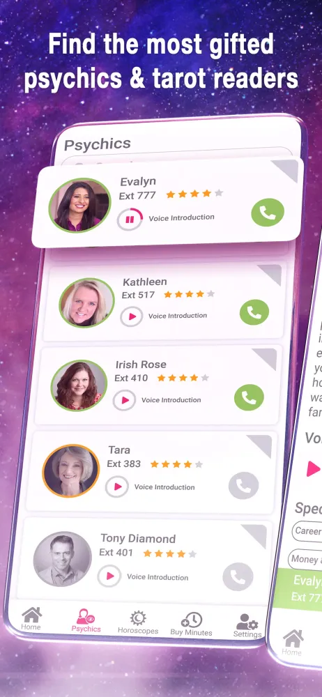 Ảnh chụp màn hình của 7th Sense Psychics