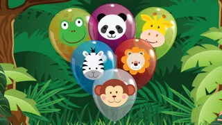 Capturas de tela do Baby Jungle Balloon Pop