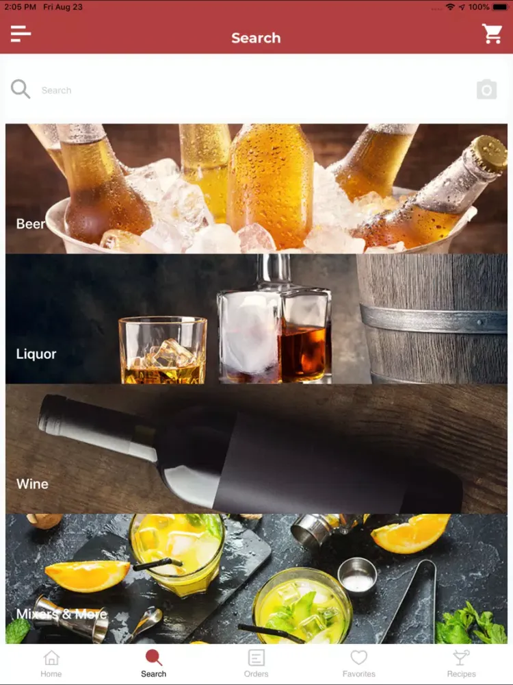 Sienna Wine & Spirits iPad  Ekran Görüntüleri