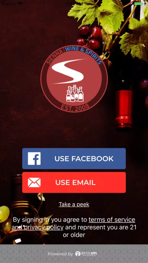Sienna Wine & Spirits Ekran Görüntüleri