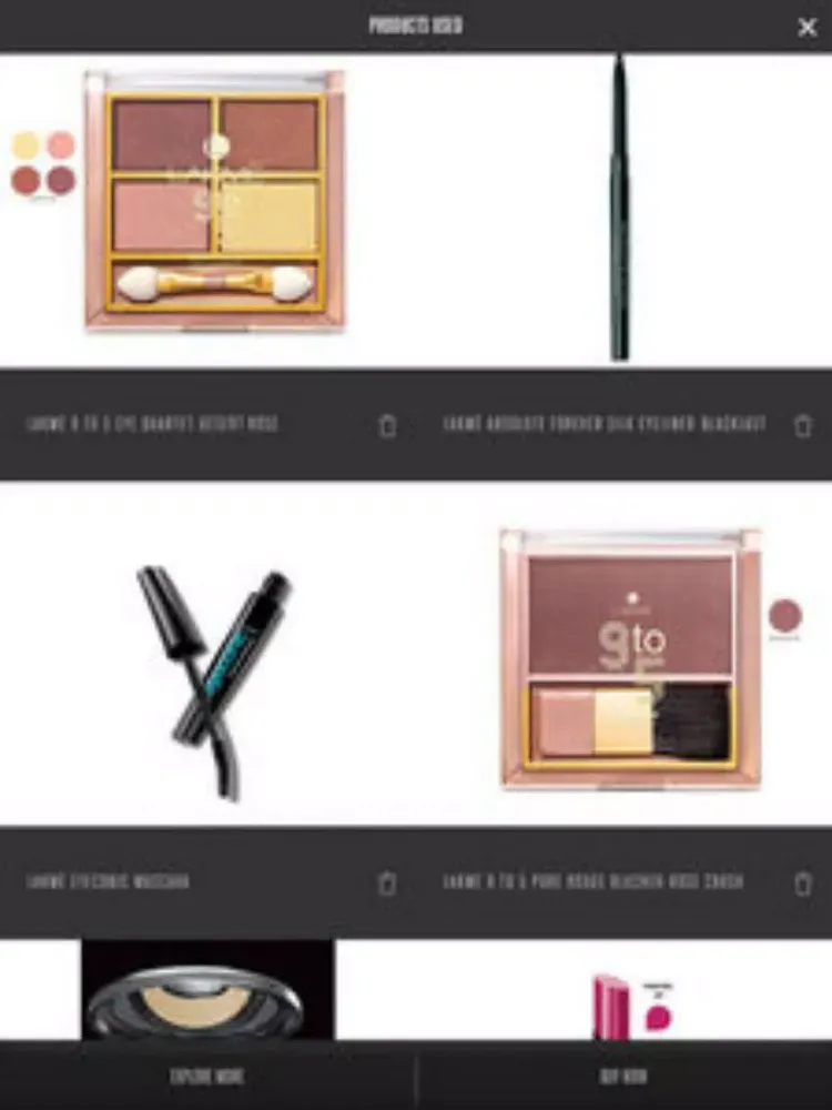 ภาพหน้าจอของ Lakme Makeup Pro iPad 