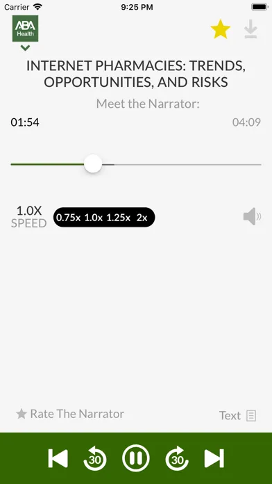 ABA Health Law Audio Screenshots