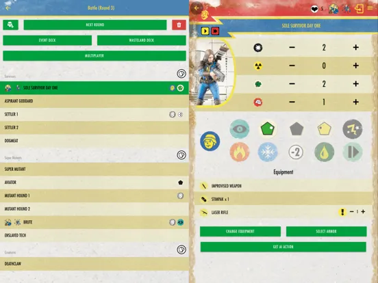 Screenshot di Fallout Miniatures iPad 