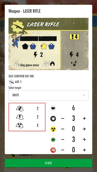 Screenshot di Fallout Miniatures