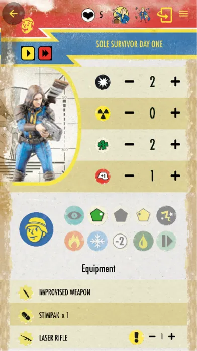 Screenshot di Fallout Miniatures