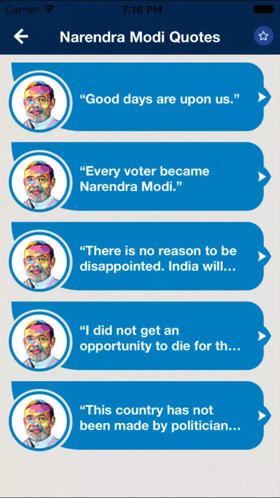 Quotes & Biography of Narendra Modi Screenshots