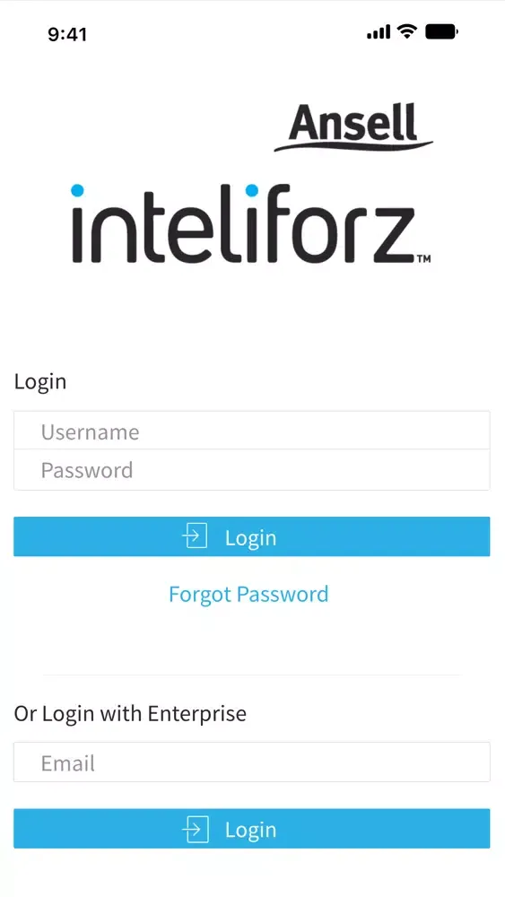 Ansell Inteliforz應用截圖