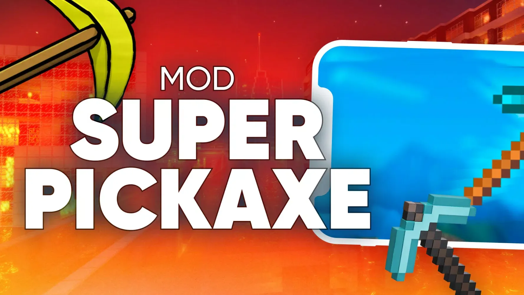 Capturas de tela do Mod Pickaxe Minecraft