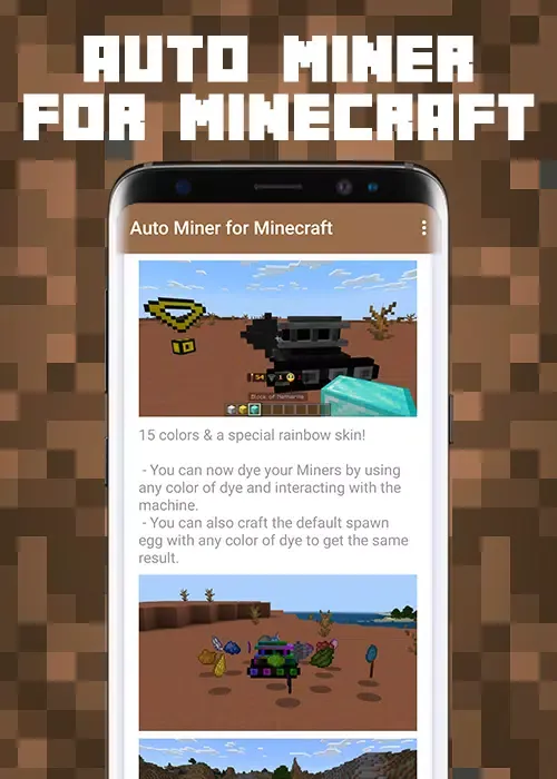 Zrzuty ekranu Auto Miner for Minecraft