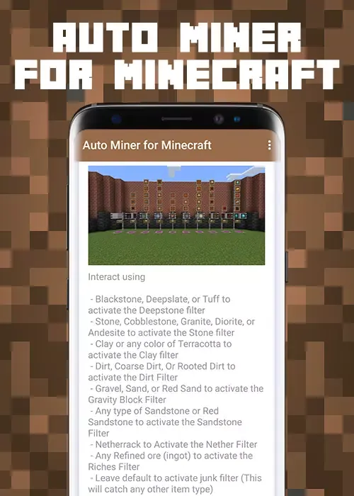 Zrzuty ekranu Auto Miner for Minecraft