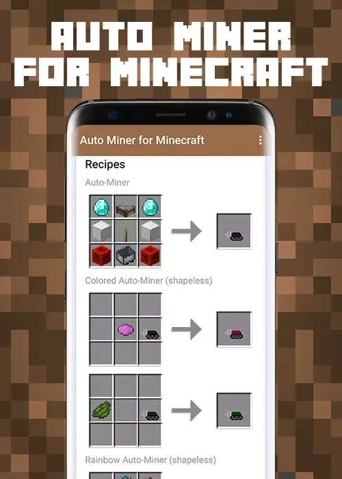 Zrzuty ekranu Auto Miner for Minecraft