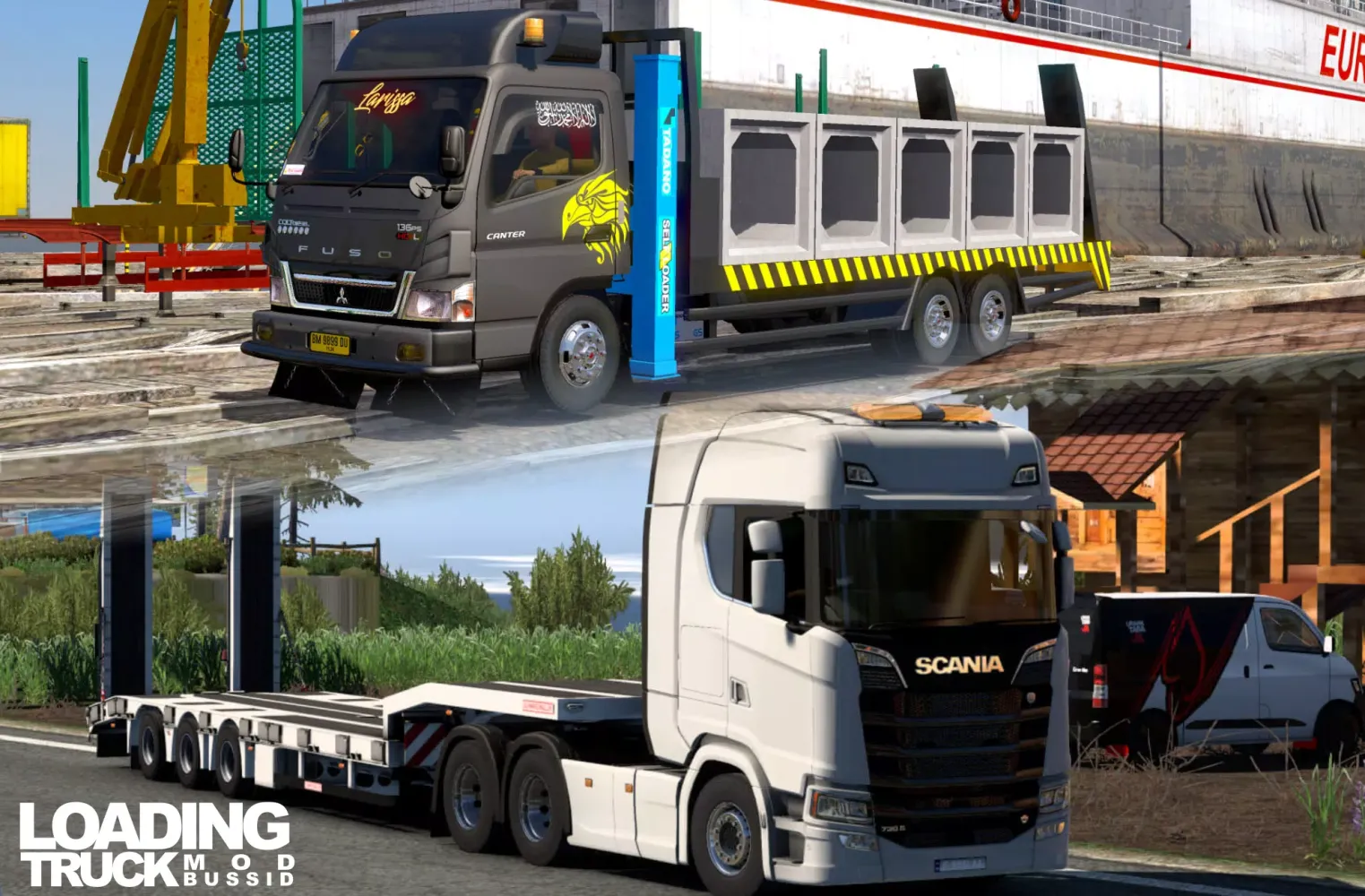 Loading Truck Mod Bussid Screenshots