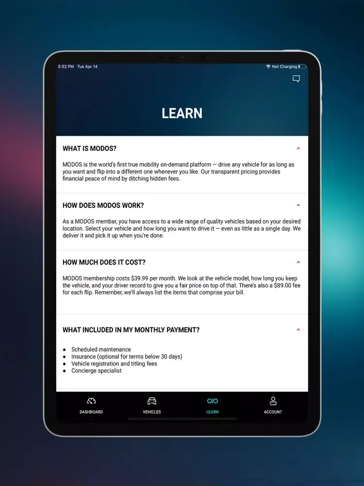 MODOS Mobility iPad  سکرین شاٹس