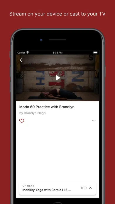 Ảnh chụp màn hình của Modo Yoga Online