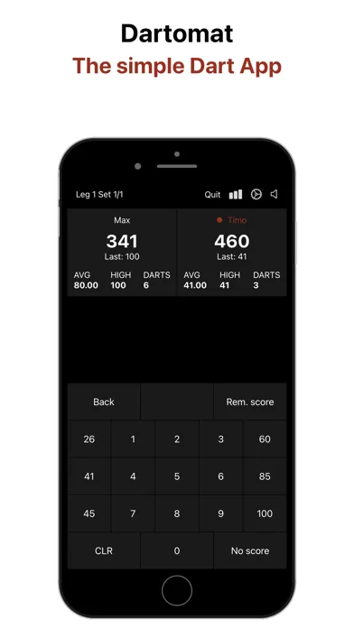 Dartomat - Dart Counter App স্ক্রিনশট